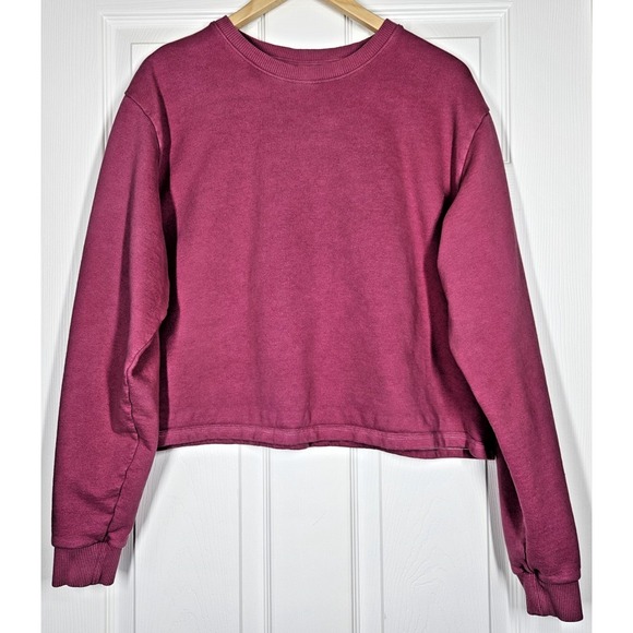Outdoor Voices Tops - Outdoor Voices Cropped Crewneck Sweatshirt Organic Cotton Terry Lined Women's XL
